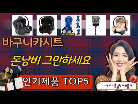 가성비 좋은 육아용품! 바구니 카시트 추천 TOP5 비교