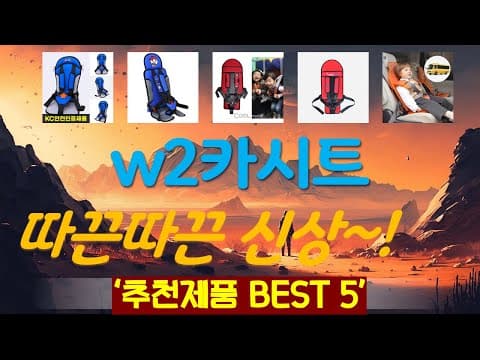 엄마들이 선택한 육아용품! 가성비 카시트 추천 TOP5