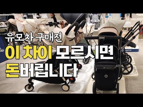디럭스 vs 절충형 vs 휴대용 유모차! 종류별 장단점 비교 (육아용품)