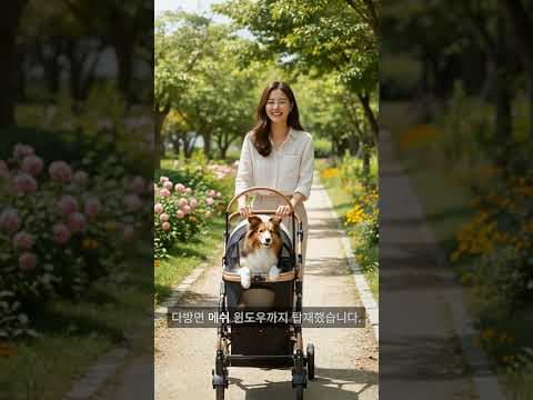 관절 약한 노령견 위한 강아지 유모차 추천! 하이엔드 패 스트롤러