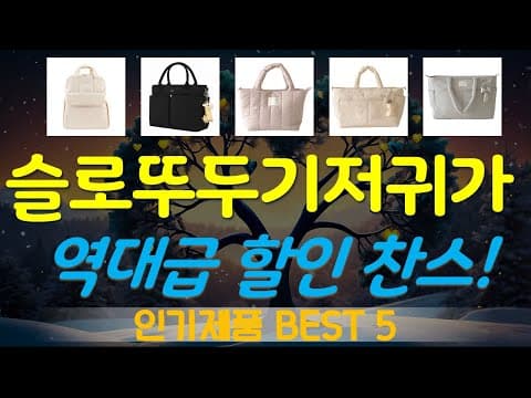 육아용품 가성비 기저귀 가방 TOP5 추천 출산준비물 놓치면 아쉬워요