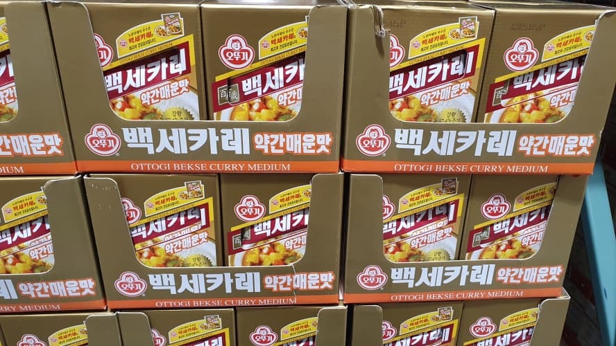 오뚜기 백세카레 약간매운맛 100G X 8