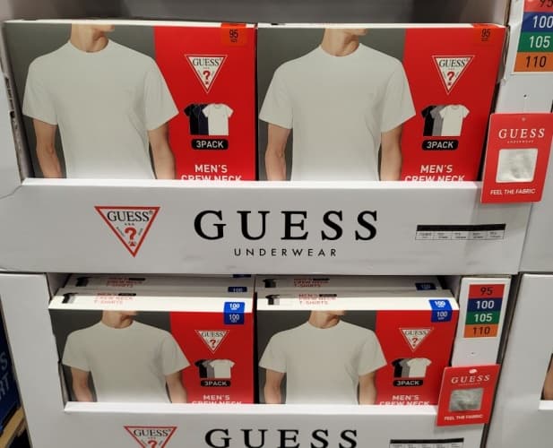 GUESS 남성 티셔츠 3매 S - XL ASIAN SIZE