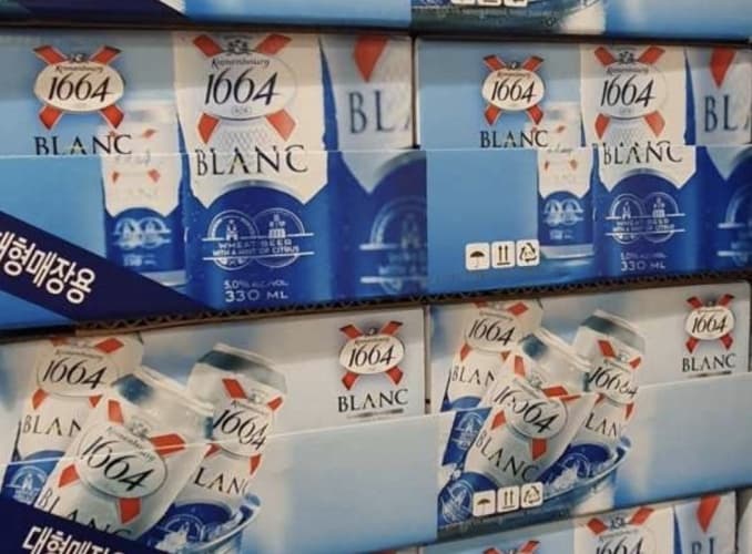 KRONEBOURG 1664 블랑 캔맥주 330ML X 12캔