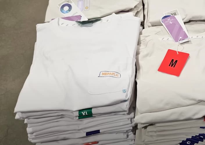 NEPA 키즈반소매크루 130,140,150,160
